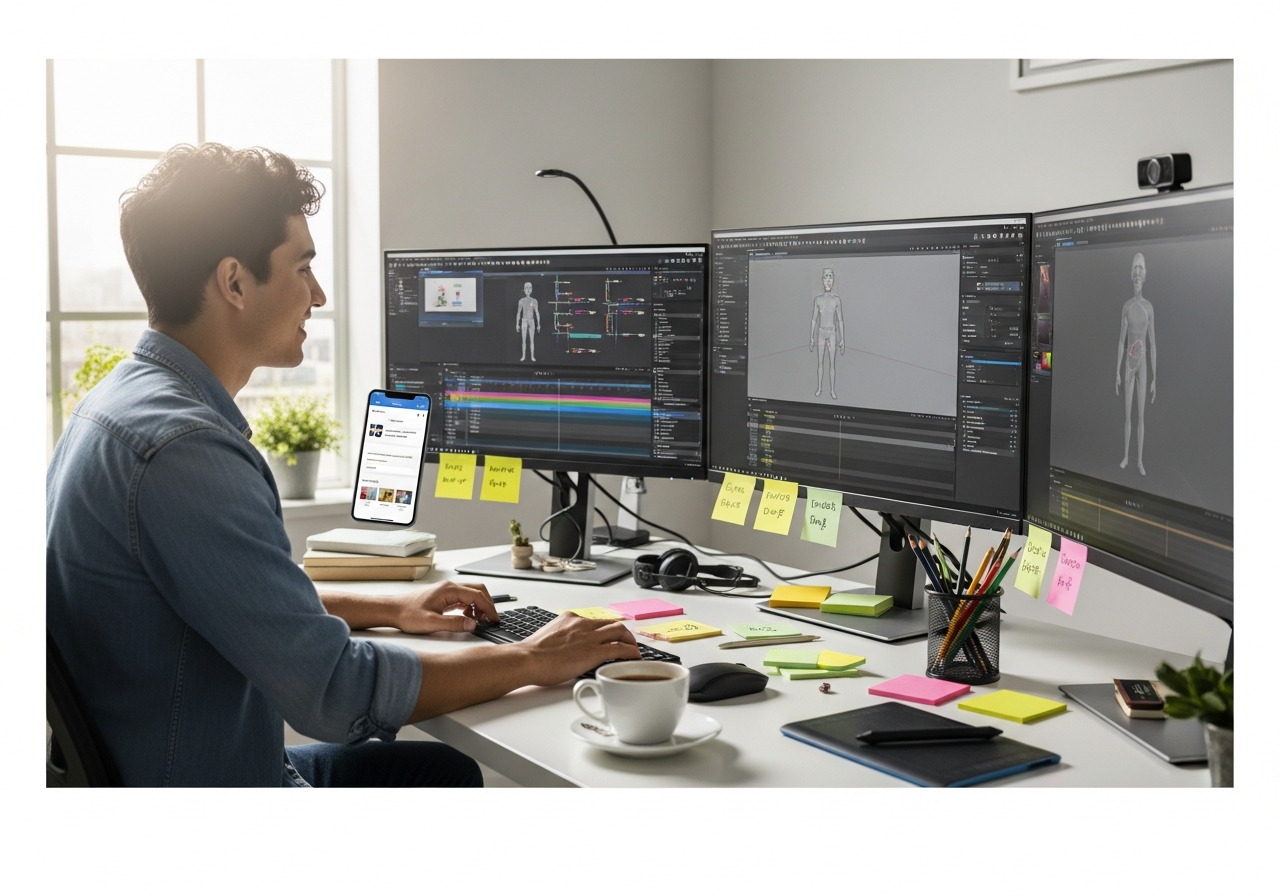 How to Balance Part-Time Jobs With Intensive Animation Project Deadlines